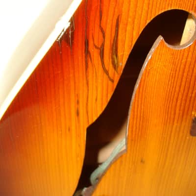 Vintage 1939 Gibson L-50 Flatback Electric Guitar w/ Charlie Christian Pickup MODIFIED w/ Case image 8