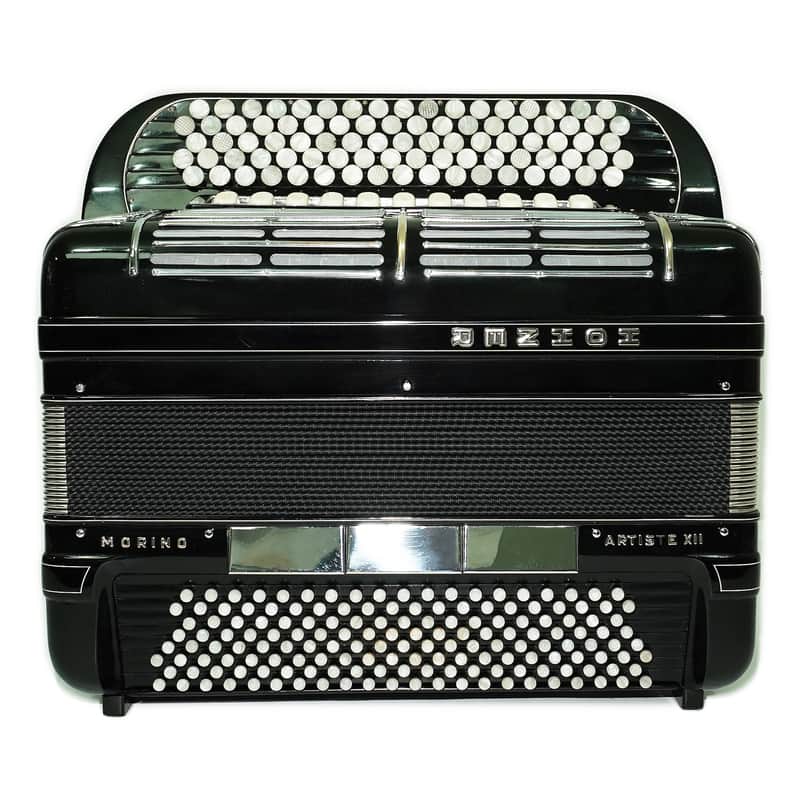 Converter Hohner Morino Artiste XII Cassotto Button Accordion, made in Germany, C Griff Knopfakkordeon, Straps and Case, 2723 image 1