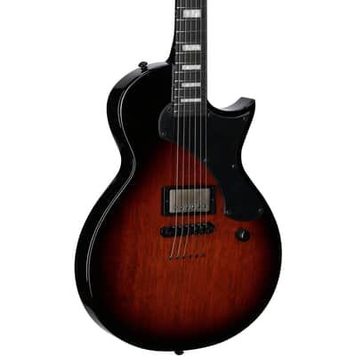ESP LTD Deluxe EC-01FT Electric Guitar, Vintage Burst image 1