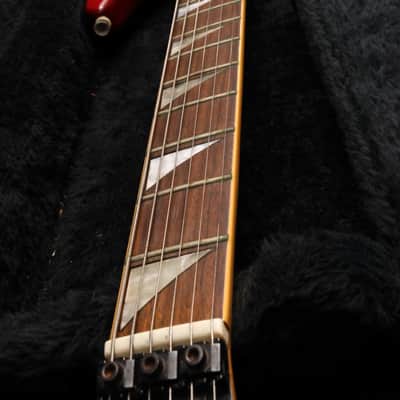 Samick Super Strat KJ-560 1990 - Translucent Burgundy image 11
