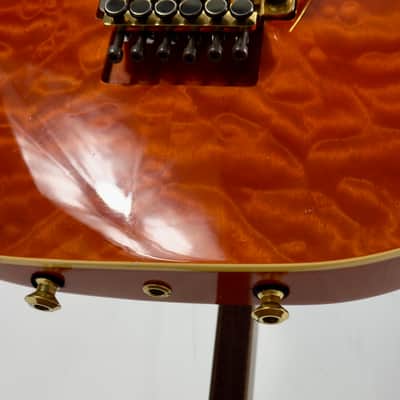 Schecter NV-3-22 Electric Guitar MIJ Japan 2018 - Orange Flame Maple image 10
