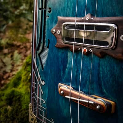 The Kingfisher - High Bird custom cigar box guitar image 13
