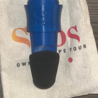 SYOS Tivon Pennicott Signature Tenor Mouthpiece (Size 8) – Phantom Blue 2020 - 3D-printed ABS polymer. image 4