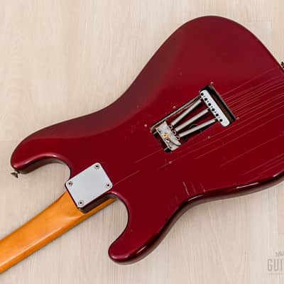1987 Fender American Vintage '62 Stratocaster Candy Apple Red, 100% Original w/ Case, Corona image 15