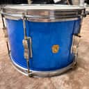 Ludwig No. 442 Club Date 8x12" Rack Tom with Keystone Badge 1963 - 1968 Blue Sparkle