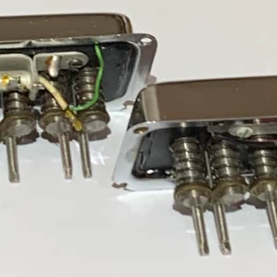 Rare original pair of 1950s DeArmond 2000 Rowe Industries Dynasonic Pickups, in perfect working order image 2