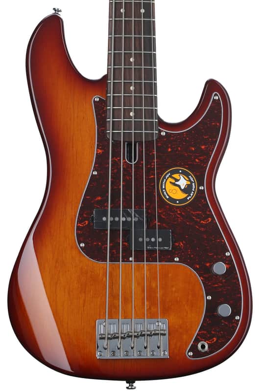 Sire Marcus Miller P5R 5-string Bass Guitar - Tobacco Sunburst image 1