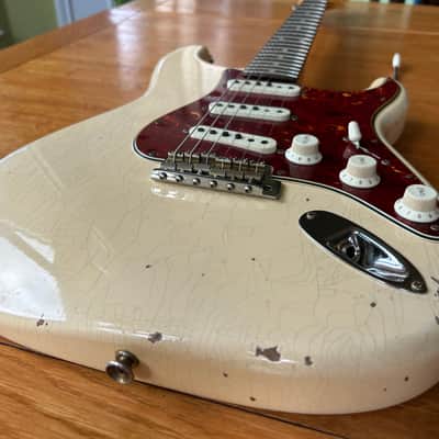 Fender Custom Shop LMT Stratocaster Super Faded Shell Pink Relic image 8