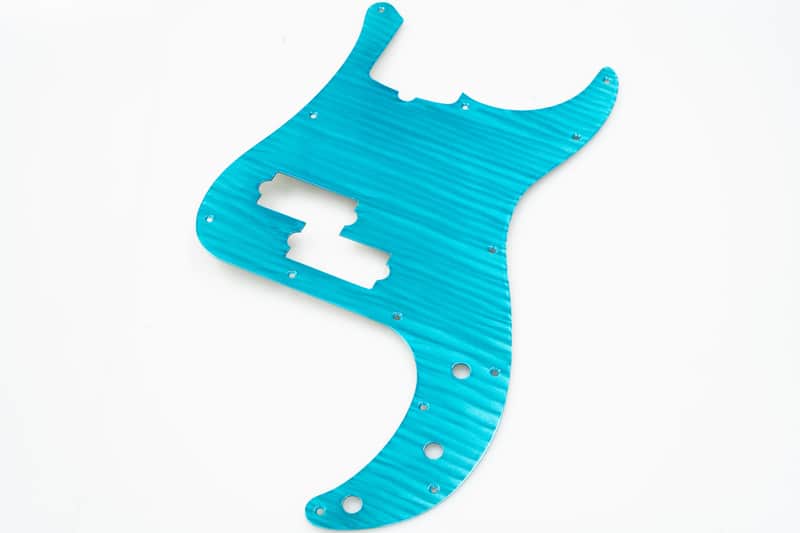 Alusonic Aluminium Shiny Flamed PB Pickguards Blue【横浜店】【price included SHIPPING & IMPORT TAX & VAT】 image 1