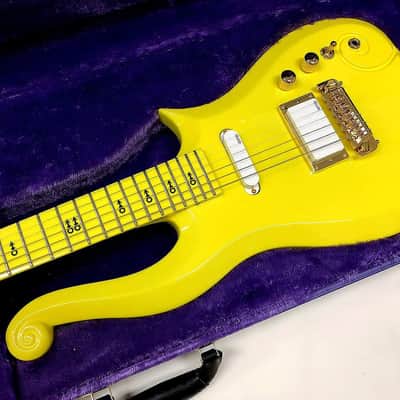 Schecter Diamond Series Prince Cloud Guitar Yellow *Factory Stock *Worldwide FREE S/H image 1