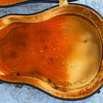 Vintage 1968 Gibson Les Paul Custom / Standard Case – 535 Orange Tolex – Excelsior/Stanford Latches image 8