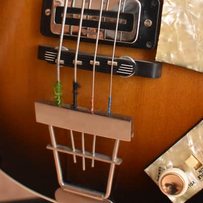 Höfner 500/2 Club Bass – 1967 German Vintage Blade Pickup Bass image 6