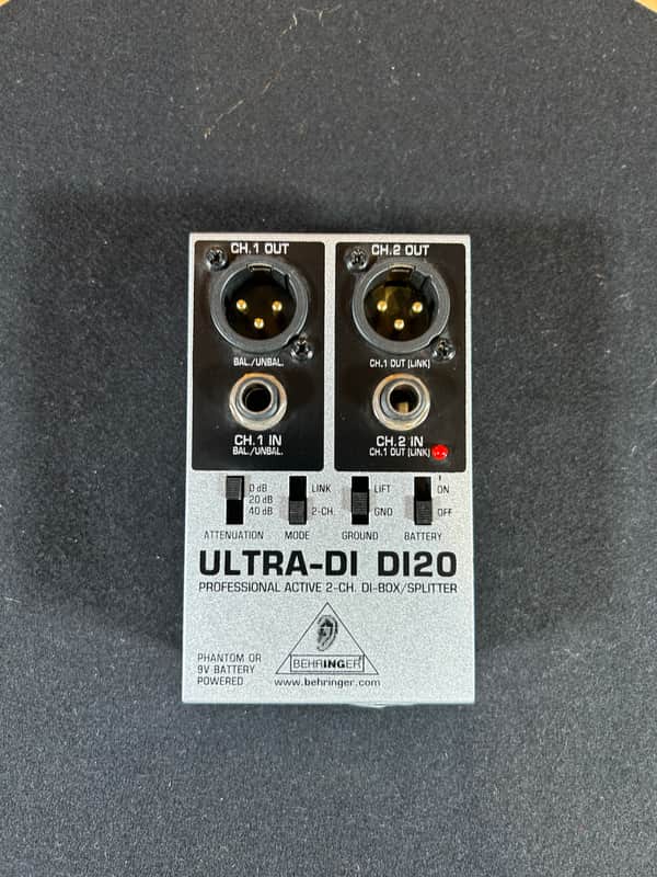 Behringer Ultra-DI DI20 2-Channel Active Direct Box / Splitter image 1