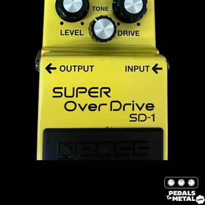 Boss SD-1 Super OverDrive - Present - Yellow - X3926 image 2