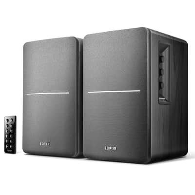 Edifier R1280DB Powered Bluetooth Bookshelf Speakers - Optical Input - Black image 1