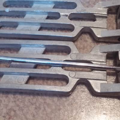 Rogers 2 VINTAGE Swivomatic BASS DRUM PEDAL Footboard Split Heel 60s 70s NO TARIFFS image 5