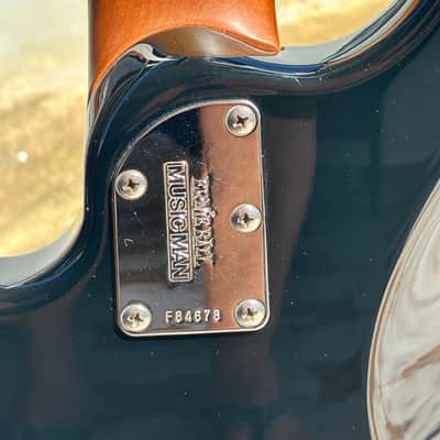 Black Ernie Ball Music Man StingRay Special 5 HH with Roasted Maple Custom Pickguard image 6