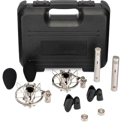 Warm Audio WA-84 Premium Stereo Package - Multi-Pattern Small-Diaphragm Condenser Microphone - Nickel (WA84NiMP-STd1) image 3