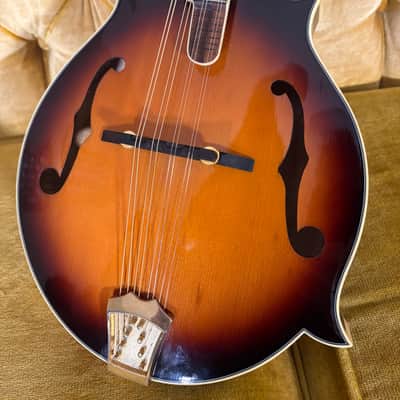 Morgan Monroe MMS5W "Tree of Life" F-Style Mandolin w/case - Sunburst image 2