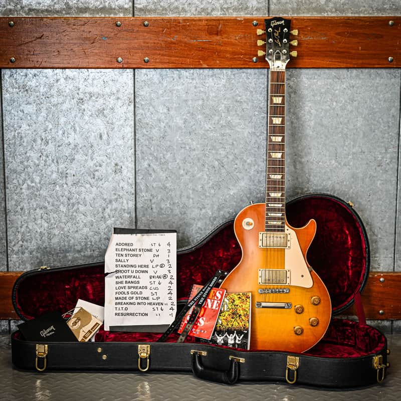 Gibson 58 Reissue Les Paul Standard Ex John Squire THE STONE ROSES Sunburst 2012 image 2
