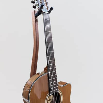 Fender CN-140SCE Thinline Concert Nylon String Acoustic Guitar w/ Case - Natural image 5