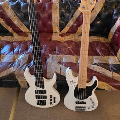 David Ellefson MEGADETH personal Masterbuilt Italian Custom Shop Boutique Luthier 5-String Jazz Bass Guitar Master Built EMG ex-Artist owned by Dave Ellefson ITALY image 3