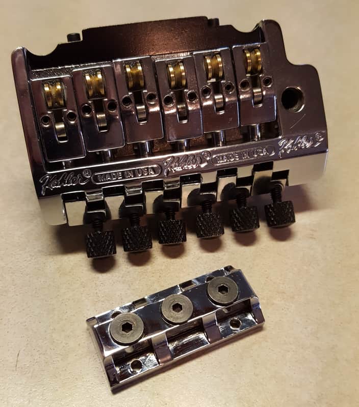Kahler USA Chrome 2520 Fulcrum Tremolo Bridge with Behind The Nut
