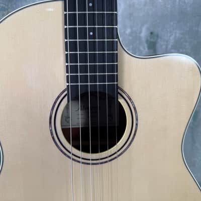 Alvarez Regent Series RC26HCE Hybrid Acoustic Electric Guitar - Natural image 4