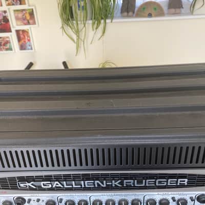 Gallien-Krueger 1001RBmk2 + 2 Neo410 cabs 2014 - silver/grey and black image 21