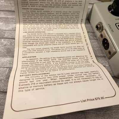 MXR MX-106 Early Block Noise Gate Line Driver 1979 image 10