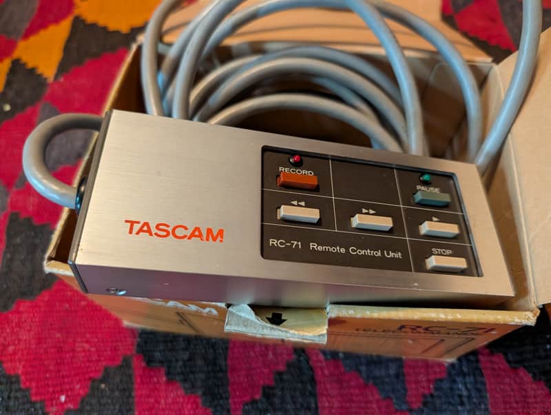 TASCAM RC-71 Remote Control TESTED (For TASCAM 22-4, 32, 34B, 42, 42N, 44, 44OB, 48, 48-OB, & 34B / 112, 122 MKII, 122, 133 & 234) image 1