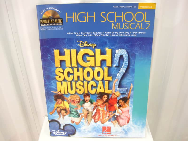 High School Musical 2 Piano Play-Along CD Vocal Guitar Sheet Music Song Book Songbook image 1