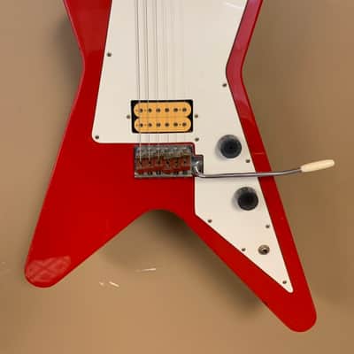 Cimar (Ibanez) Star Flying V Made in Japan 1982 Red image 2