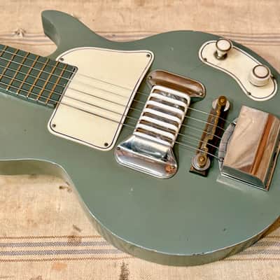 Teisco J-2 (Slide Guitar) ~1956 - Grey image 9