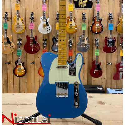 Fender American Professional Classic Telecaster, Maple Fingerboard, Faded Lake Placid Blue image 2
