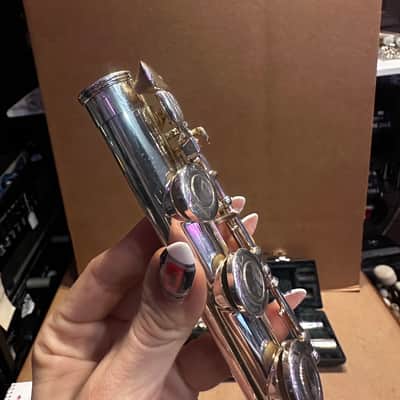 Yamaha YFL-361 Open Hole Flute – Made in Japan – Serial #807533 – Silver Headjoint – Inline G – Original Case image 8