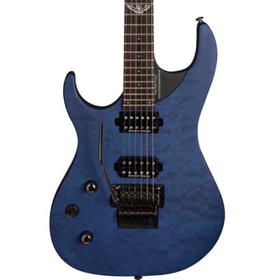 Washburn PXM10FRQTBLMLH Parallaxe Quilt Maple Doublecut (Left-Handed) Transparent Blue Burst