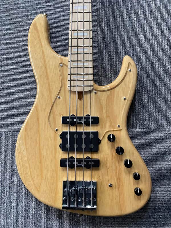 Atelier Z JHJ-190 Custom Jazz Musicman Humbucker Japan MIJ 2021 Natural Ash Maple 8.6 lbs! image 1