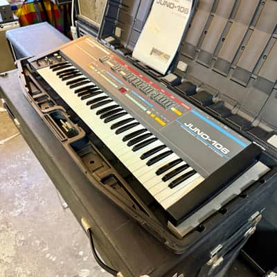 Roland Juno 106 c 1985 original vintage MIJ Japan analog poly synth AK image 2