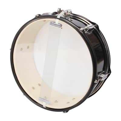 14"x5.5" Snare Drum Kit Black w/ Sticks, Strap & Wrench – Metal Shell, 8 Lug, Beginner Marching Practice Drum image 13