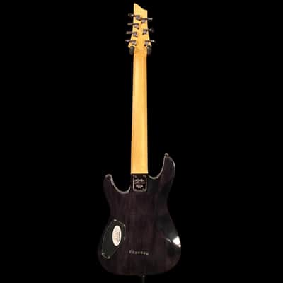 Schecter Omen Extreme-7 Electric Guitar - See Thru Black image 6