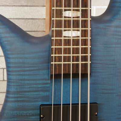 Spector Euro 5 LX Left Handed - Black & Blue Matte image 4