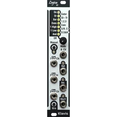 Klavis Logica XT Eurorack CV & Clock Logic Module (Silver) image 7