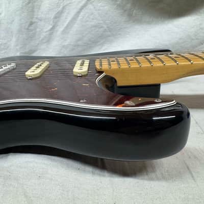 Fender American Professional Stratocaster HSS (modified to SSS) Shawbucker Guitar with Case 2016 - Black / Maple neck image 15