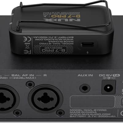 NUX B-7 Pro Wireless In-Ear Monitor System, 2.4 GHz image 4