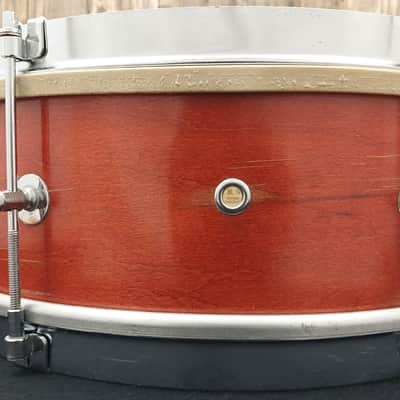 60's Rogers Cleveland 14"x5" Natural Banner Model 6-Ply Jasper Maple Snare Drum image 3