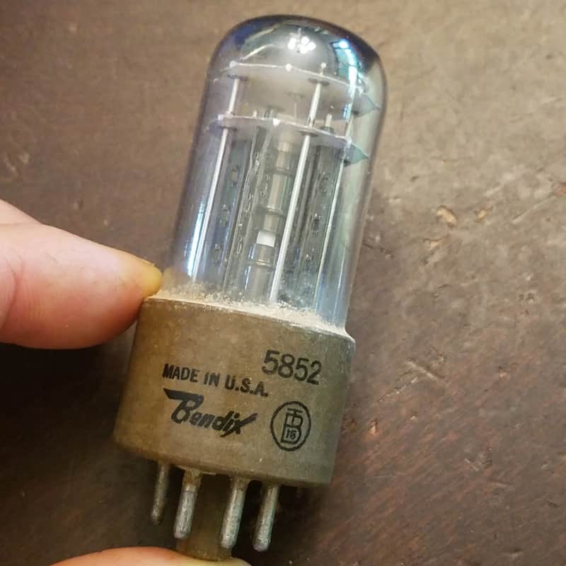Bendix ONE (1) 5852 tNOS TESTED Vacuum Tube triple mica 6X5GT premium Audio 1938-1961 image 1