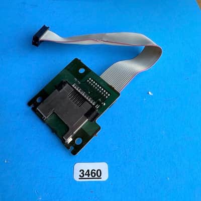CASIO LK-92TV Lighting Keyboard Part: SmartMedia Card Slot Board PCB M649-MAA3 image 3