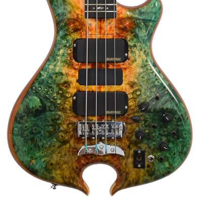Alembic Series I Buckeye Resin Top Green LED image 2