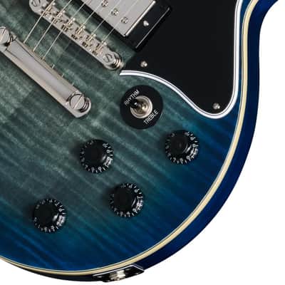 Epiphone Les Paul Special Double Cut Figured - Ocean Water image 5